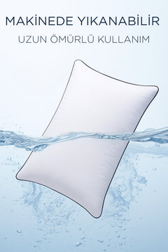 1 Adet 50x70cm Nano Jel Lüks Yastık | 1000gr Anti-alerjik Pamuklu